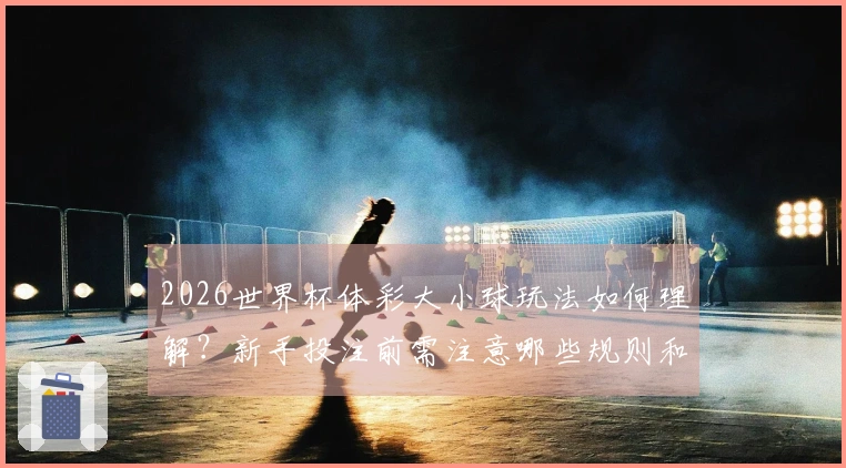 2026世界杯体彩大小球玩法如何理解？新手投注前需注意哪些规则和细节