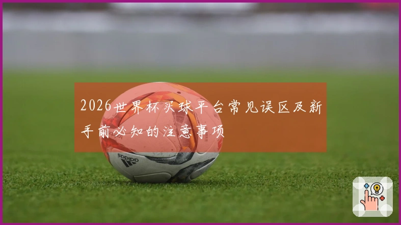 2026世界杯买球平台常见误区及新手前必知的注意事项